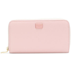 D&G Portafoglio Zip-Around Dauphine Leather Wallet